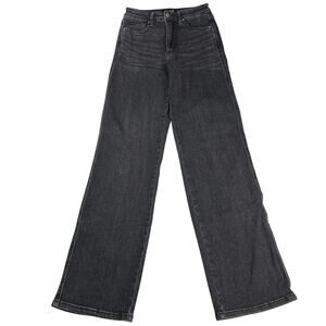 Judy Blue High Rise Control Top Straight Jeans Washed Black JB88677 Size 3/26